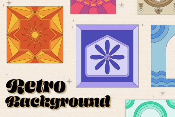 Download 20 Retro Background Assets - Premium Resources