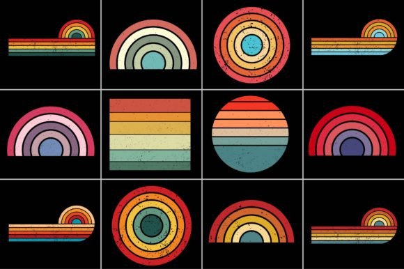 Download Sunset Retro Background - Premium Resources