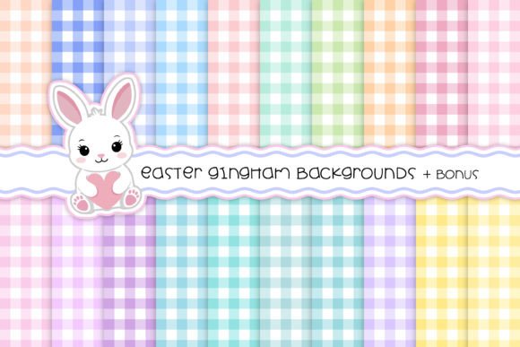 Download Easter Gingham Backgrounds - Background Collection