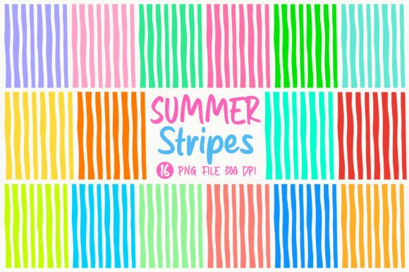 Download Preppy Summer Stripes Background PNG - Background Collection